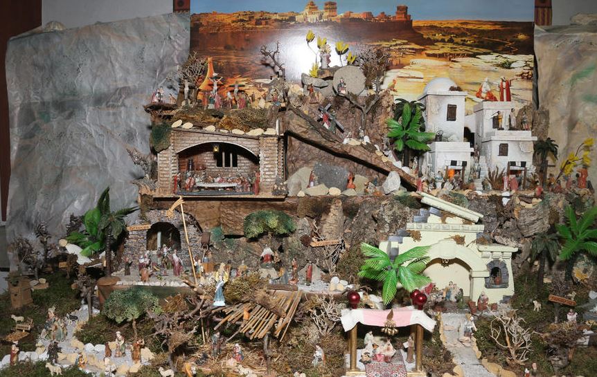 Die gro&szlig;e Passionskrippe des Schlosser- und Schmiedemeisters.